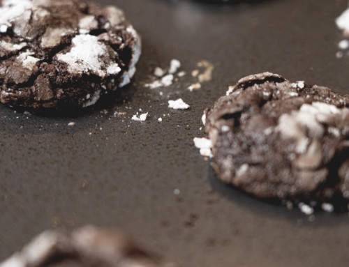MFTN – Dark Chocolate Crinkle Cookies